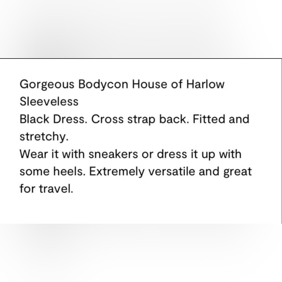 House of Harlow 1960 Black Dress - Picture 13 of 13